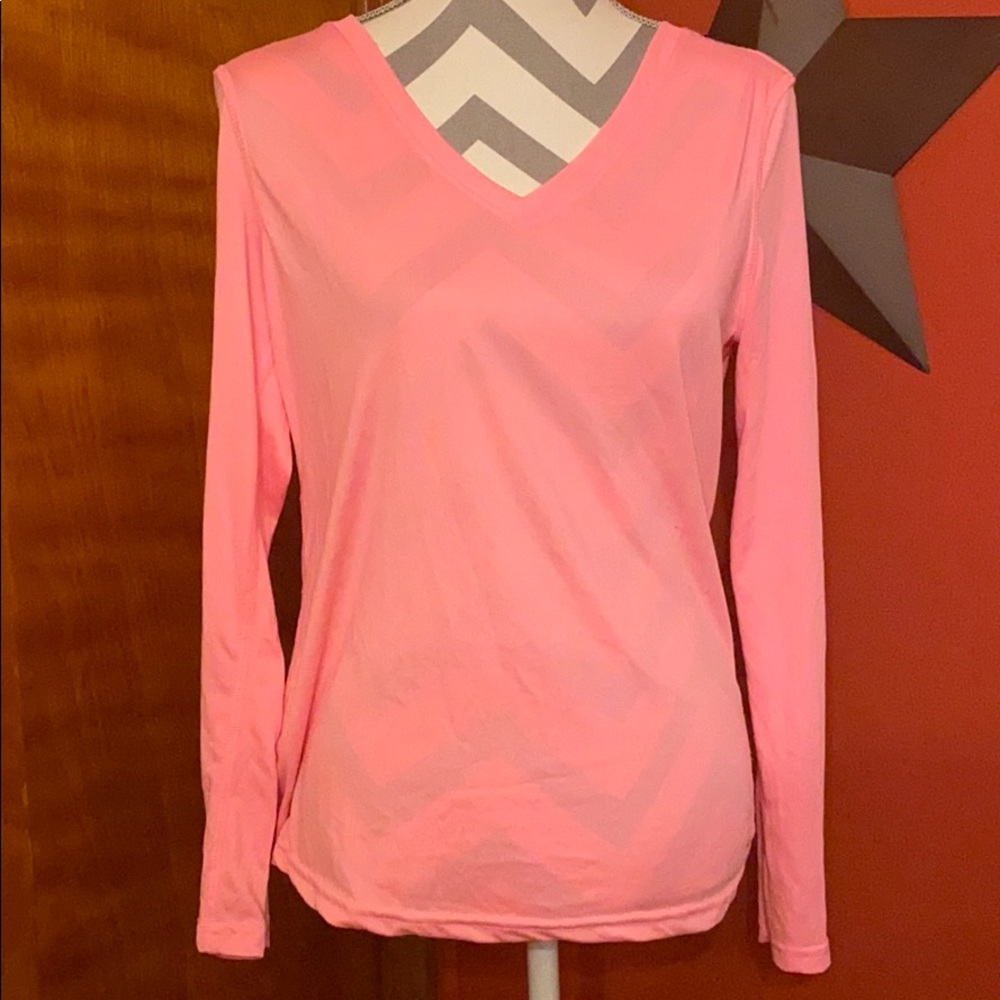 Pink Semi-Fitted Danskin Now Workout Top